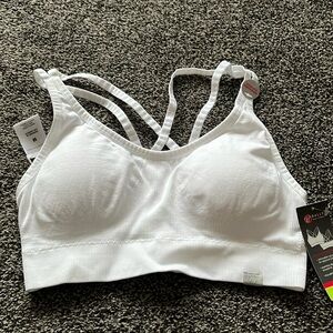 NWT Bally M White Sport Bra